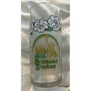 2001 Belmont Stakes 133rd Running Belmont Jewel/Mint Julep Glass 